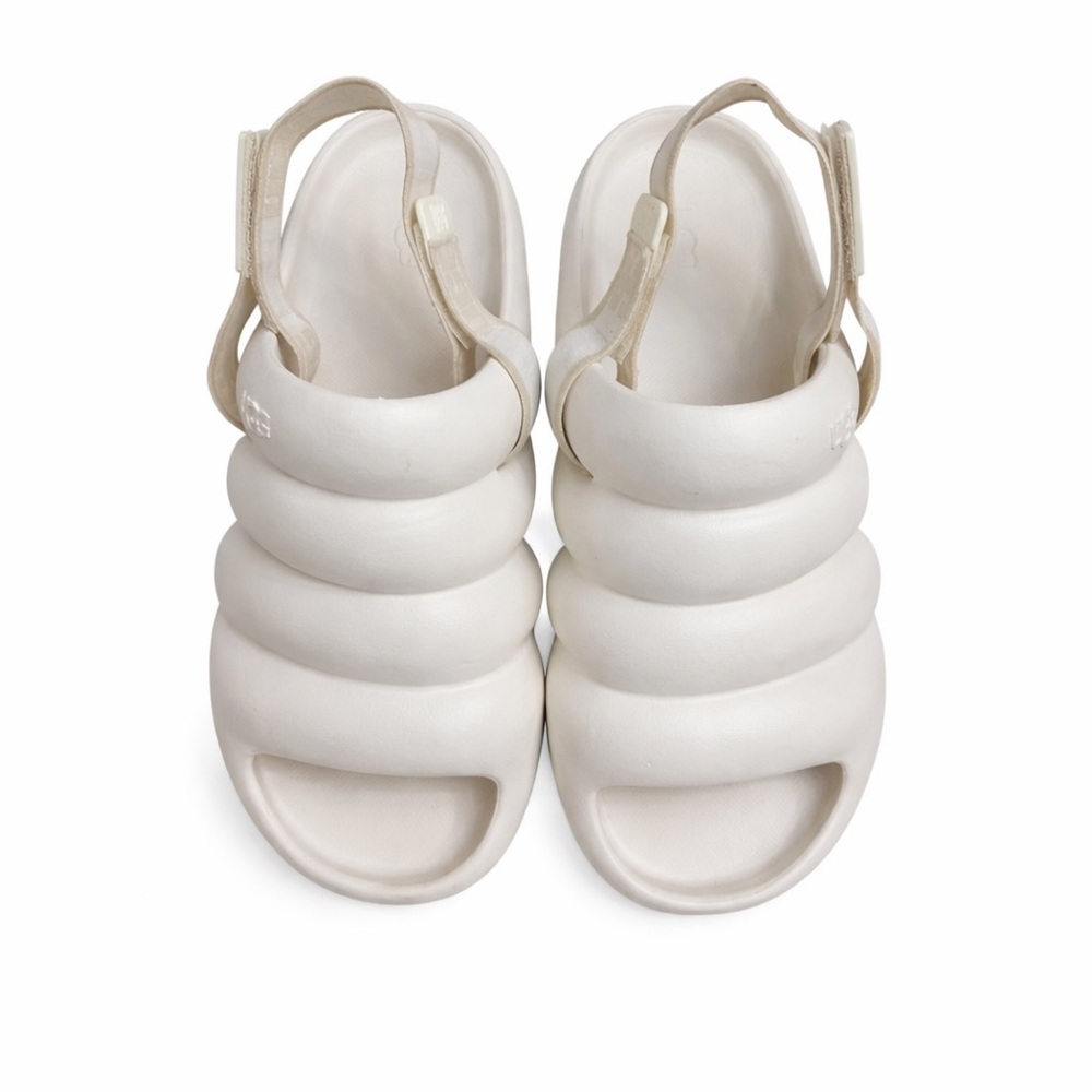 UGG Sport Yeah Platform Sandal White Women’s Size 8 | Chunky | Adjustable Strap